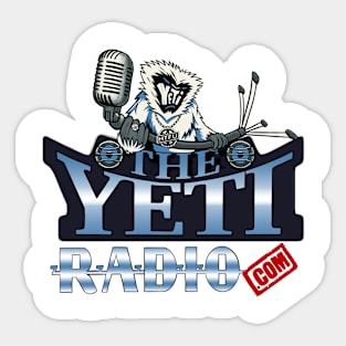 THE YETI RADIO BACKGROUND Sticker